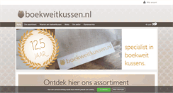 Desktop Screenshot of boekweitkussen.nl