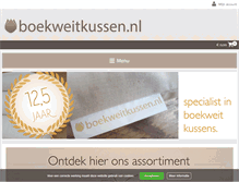 Tablet Screenshot of boekweitkussen.nl